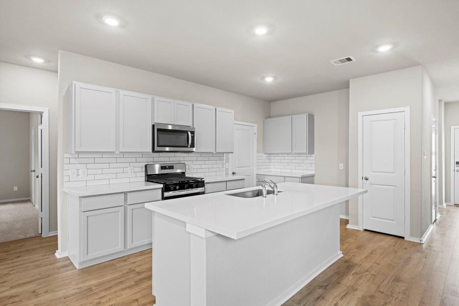 Furnished interior view inside a new home in Windrose Green, Angleton (Image 13).