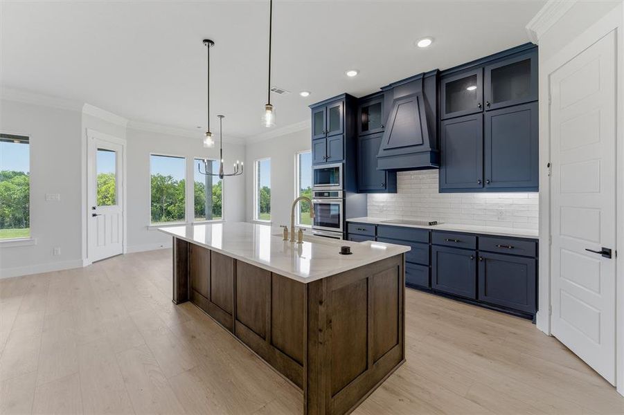 Furnished interior view inside a new home in Eagle Ridge Estates, Weatherford (Image 6).