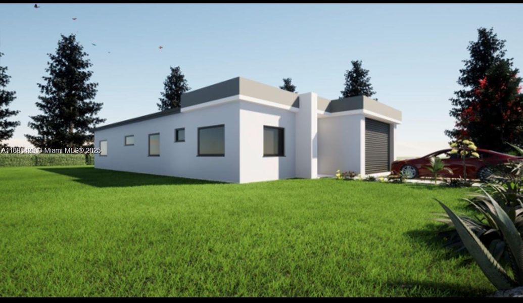 Front exterior of a new home in , Lehigh Acres, FL, highlighting curb appeal (Image 2).