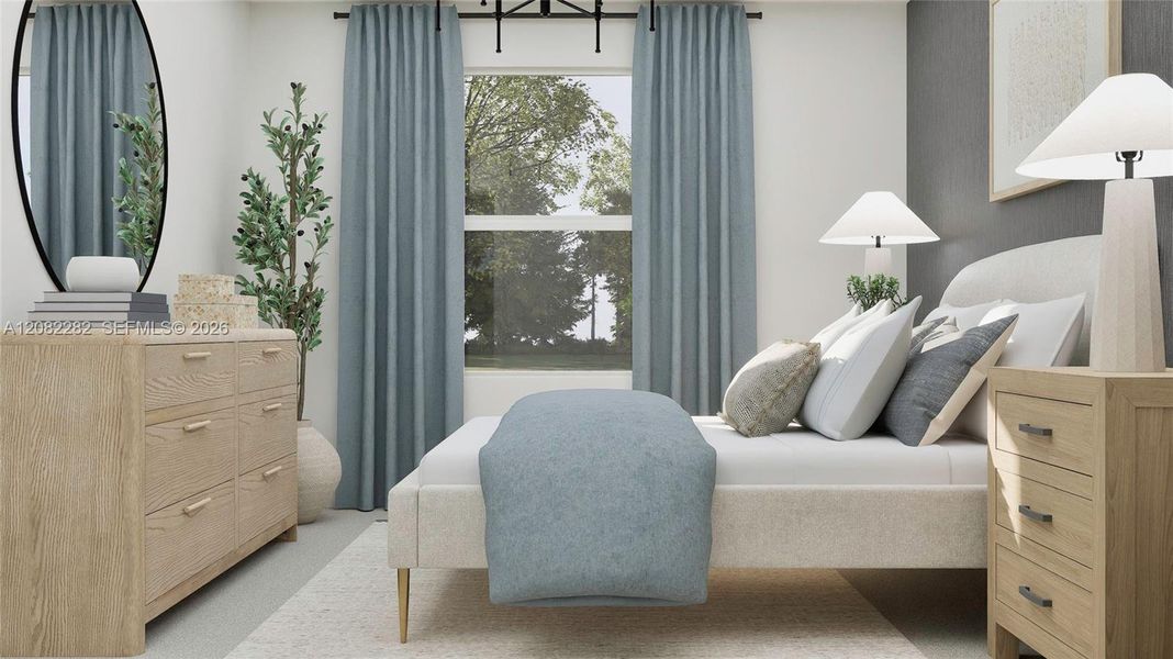 Furnished interior view inside a new home in Verdana Grove, Miami (Image 20).