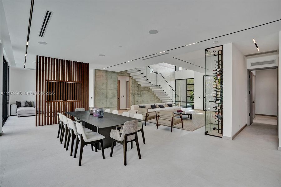 Furnished interior view inside a new home in , Miami Shores (Image 36).