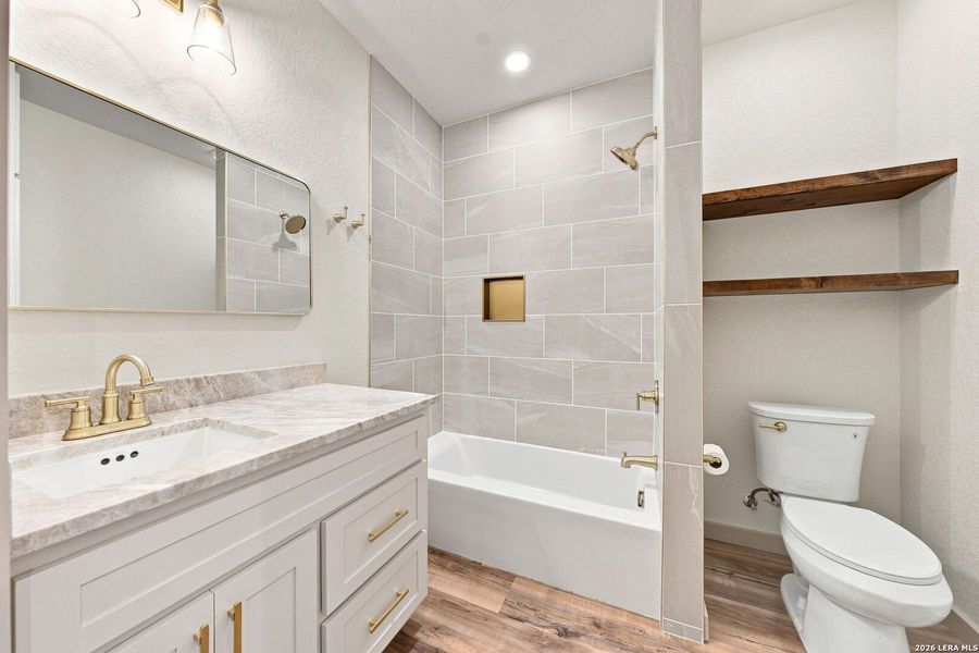 Furnished interior view inside a new home in , Kerrville (Image 17).