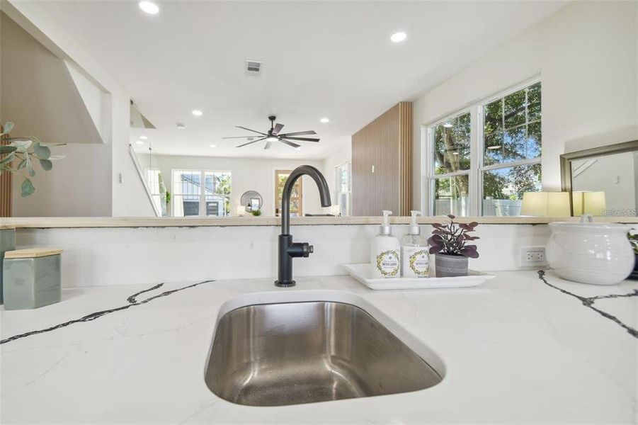 Furnished interior view inside a new home in , Tampa (Image 39).