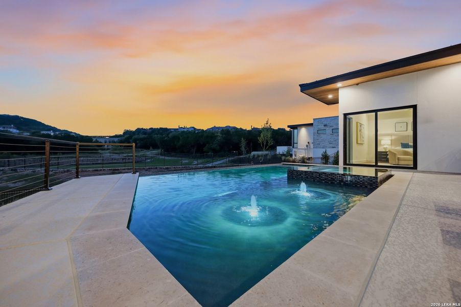 Exterior details and patio area of a home in , San Antonio (Image 36).