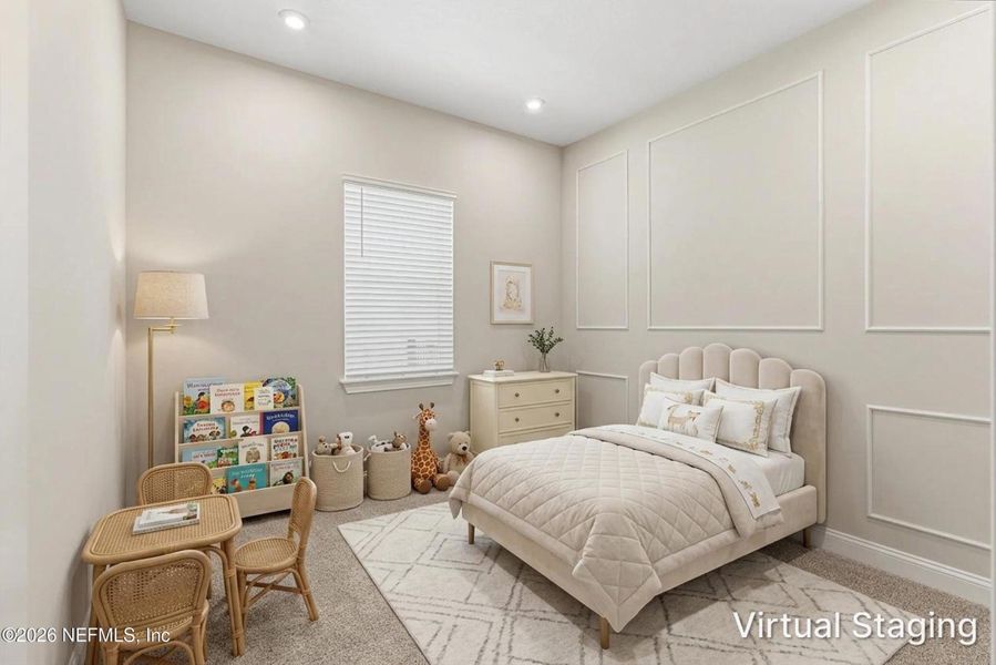 Furnished interior view inside a new home in RiverTown, St. Johns (Image 17).