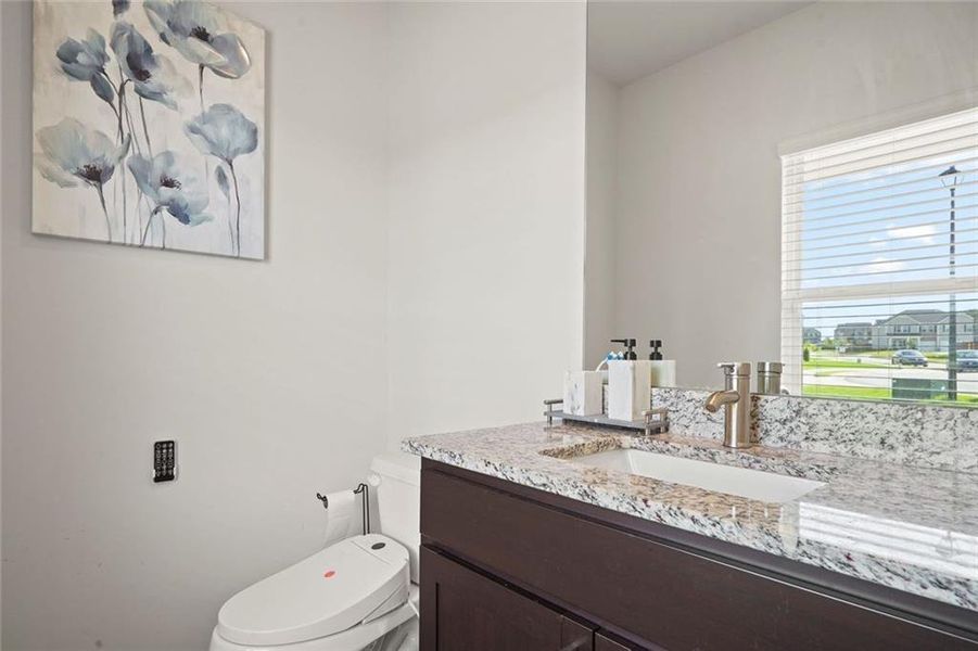 Furnished interior view inside a new home in The Enclave at Dial Farm Phase III, Walnut Grove (Image 17).