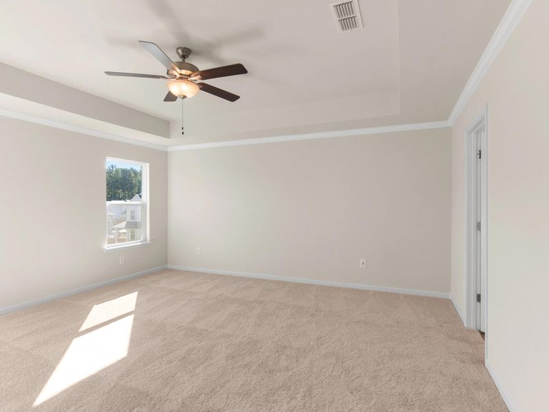 Representative unfurnished interior of a home built from the The Willow B at Wehunt Meadows by Davidson Homes LLC in Wehunt Meadows, Hoschton (Image 24).