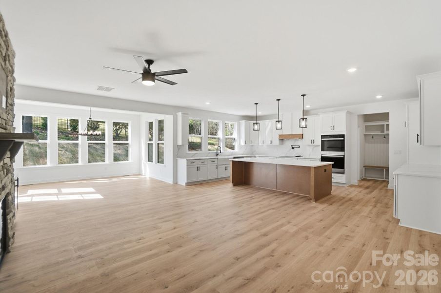 Furnished interior view inside a new home in , Cherryville (Image 15).