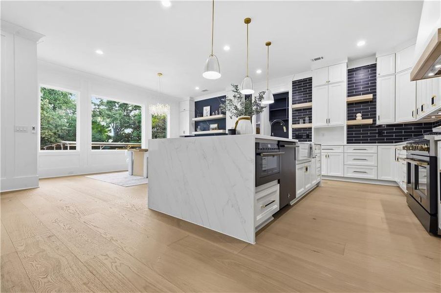 Furnished interior view inside a new home in , Monroe (Image 45).