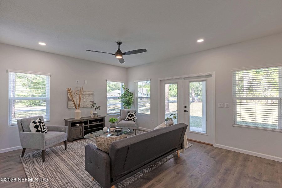 Furnished interior view inside a new home in , St. Johns (Image 12).