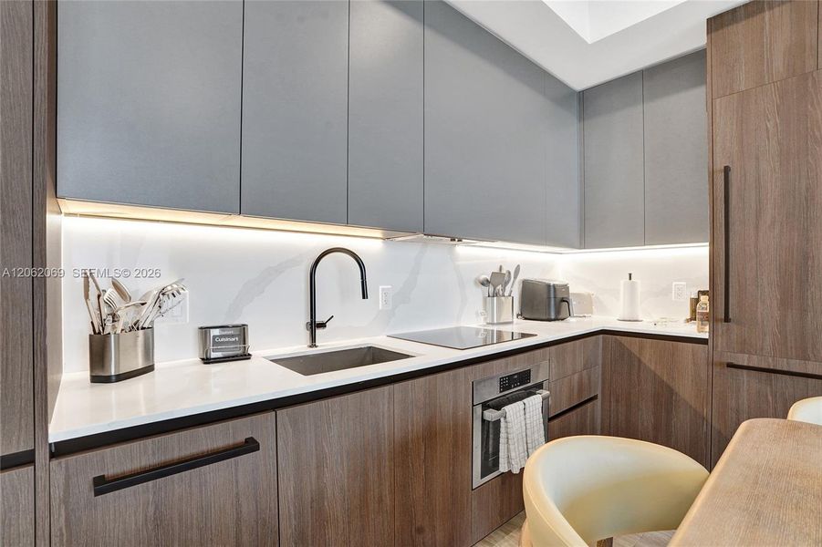 Furnished interior view inside a new home in , Miami Beach (Image 5).