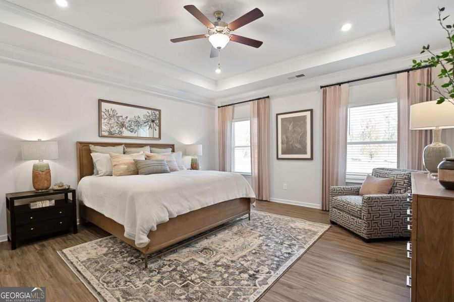 Furnished interior view inside a new home in Cobblestone Crossing Commons, Byron (Image 30).