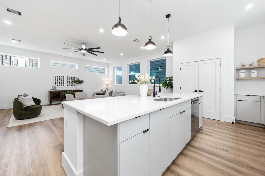 Furnished interior view inside a new home in , Houston (Image 5).