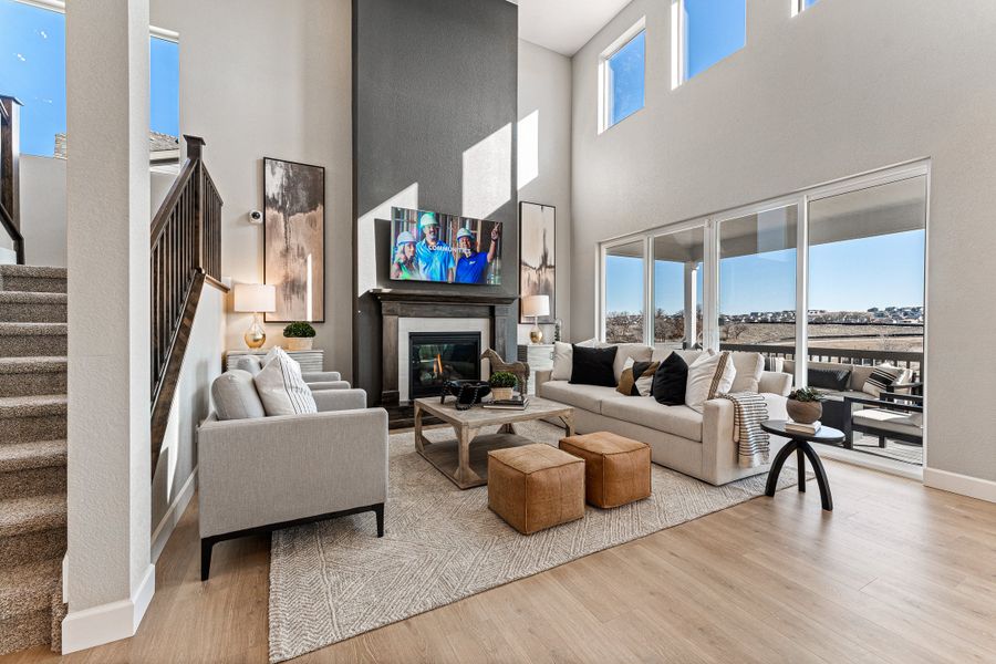 Representative furnished interior of a home built from the Silverthorne by Taylor Morrison in Sugar Creek City Collection, Loveland (Image 10).