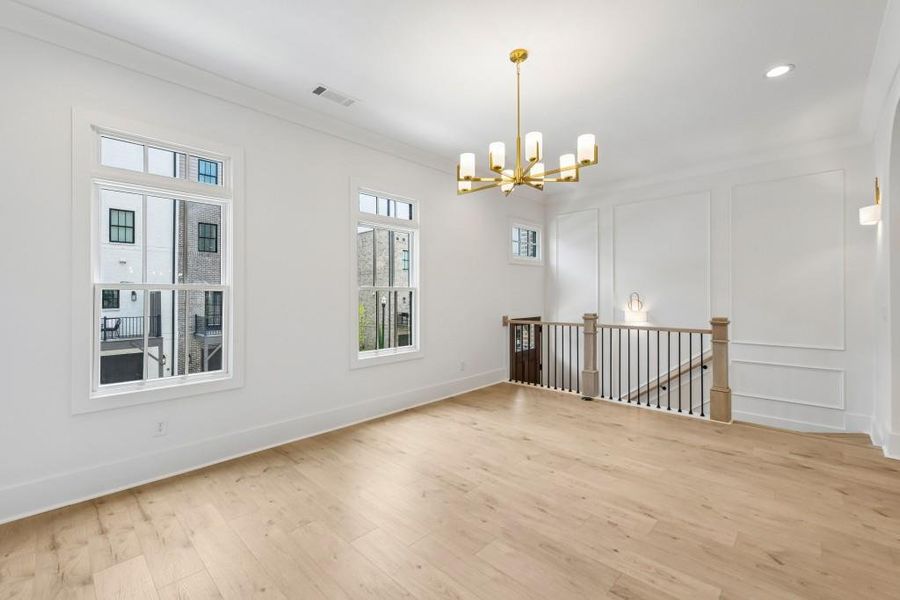 Spacious, unfurnished interior of a new home in Skyview On Broad, Sugar Hill (Image 19).
