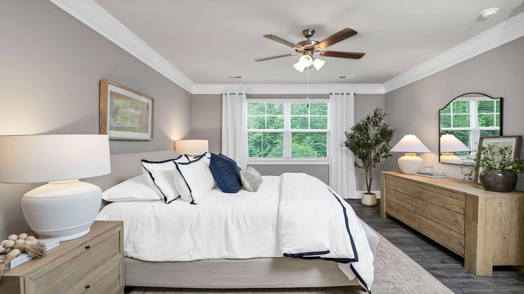 Furnished interior view inside a new home in Cross Creek, Lexington (Image 21). Furnished interior view inside a new home in Cross Creek, Lexington (Image 21).