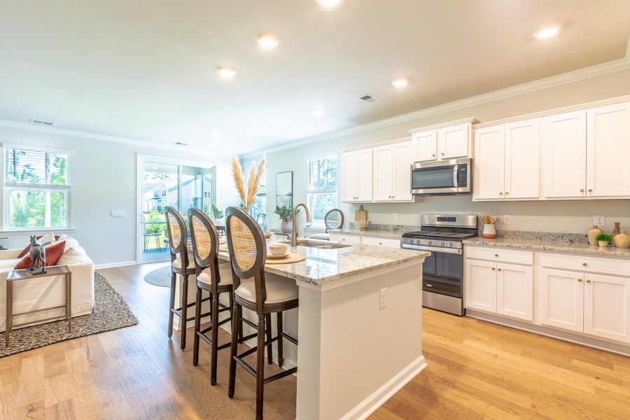 Furnished interior view inside a new home in Mallard Crossing, Summerville (Image 24).