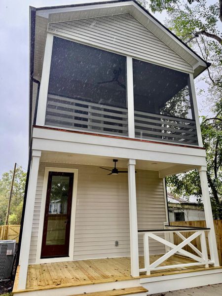 Exterior details and patio area of a home in , North Charleston (Image 3).