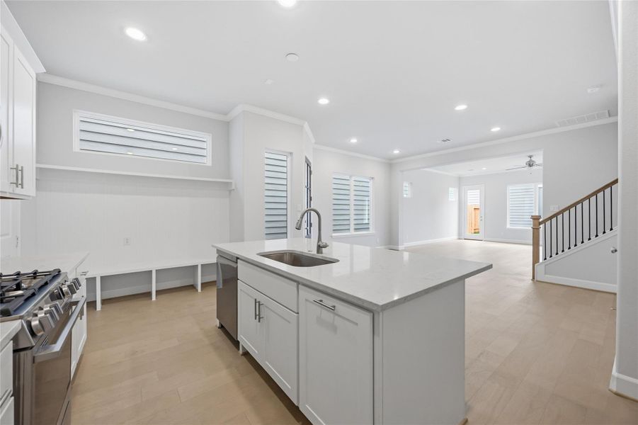 Entertainer's Delight: Seamless flow from kitchen to dining to living space ensures every gathering is unforgettable. Style meets practicality with expansive storage solutions and sophisticated design.