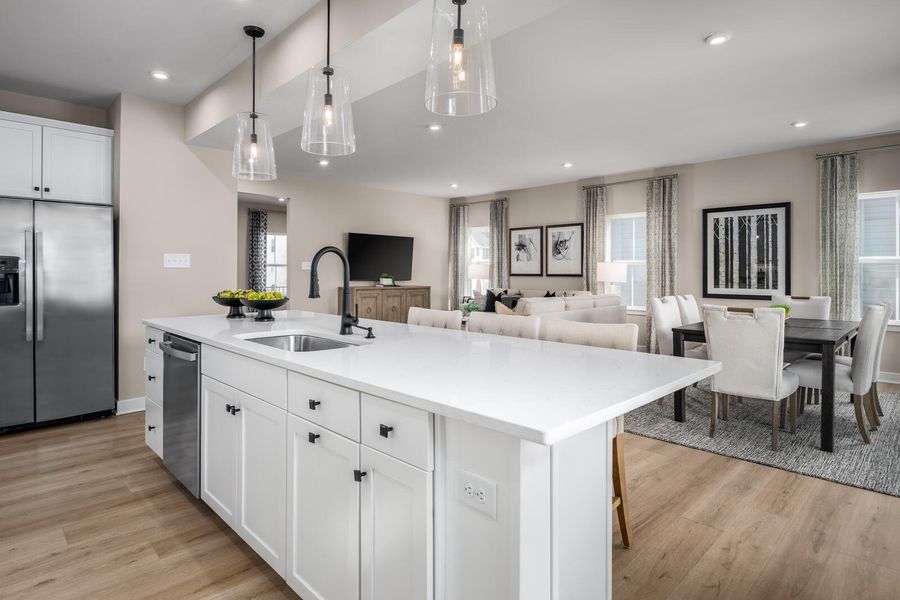 Furnished interior view inside a new home in Cainhoy Preserve, Huger (Image 4).