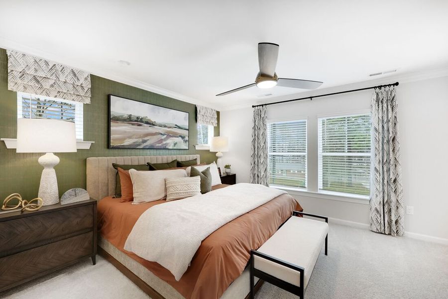 Furnished interior view inside a new home in Buffalo Townes, Garner (Image 5).