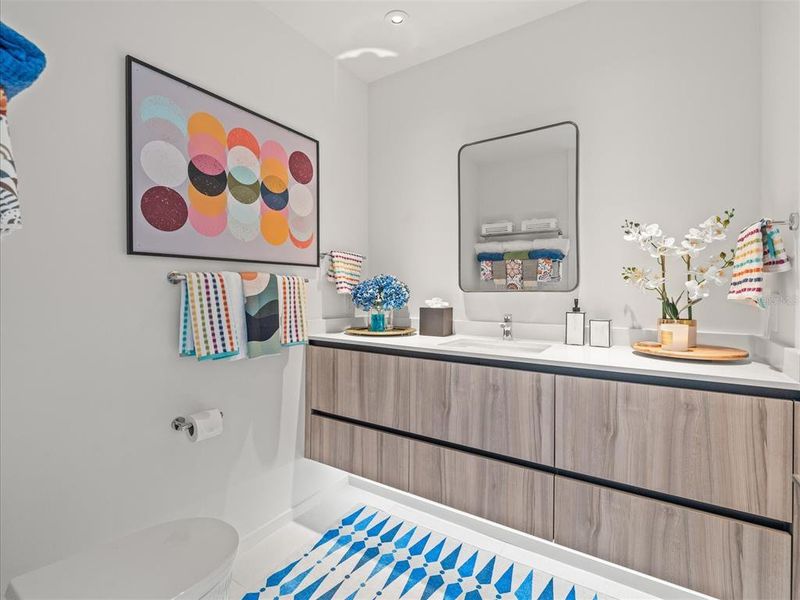 Furnished interior view inside a new home in , Clearwater (Image 37).