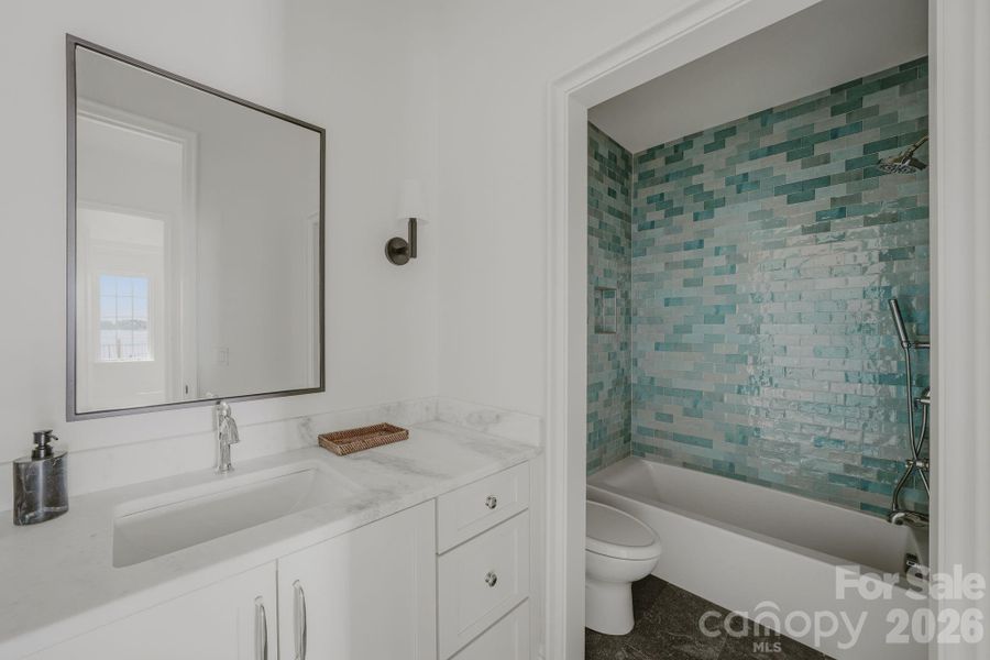 Furnished interior view inside a new home in , Denver (Image 38).