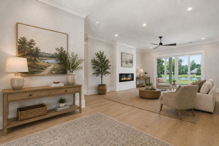 Furnished interior view inside a new home in , Moncks Corner (Image 16).