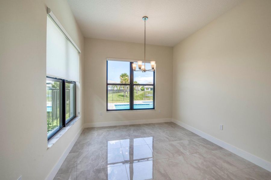 Furnished interior view inside a new home in Apex at Avenir, Palm Beach Gardens (Image 20).