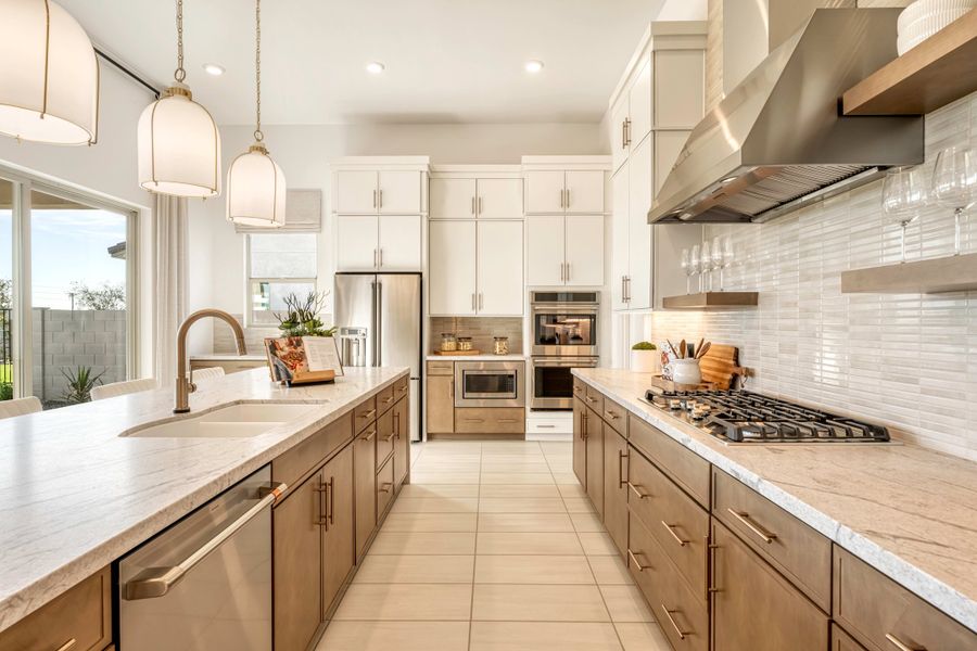 Representative furnished interior of a home built from the Pecan Plan 60-4 by Tri Pointe Homes in Abel Ranch, Goodyear (Image 7).