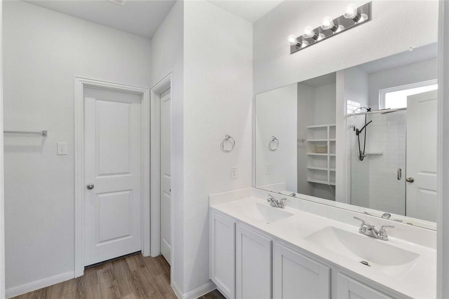 Furnished interior view inside a new home in Sweetgrass Village, Crosby (Image 17).