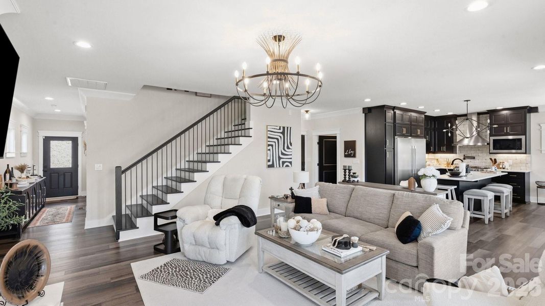 Furnished interior view inside a new home in , Troy (Image 11).