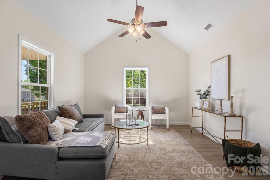 Furnished interior view inside a new home in , York (Image 13).