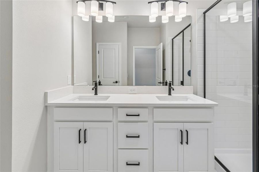 Furnished interior view inside a new home in , Orlando (Image 9).