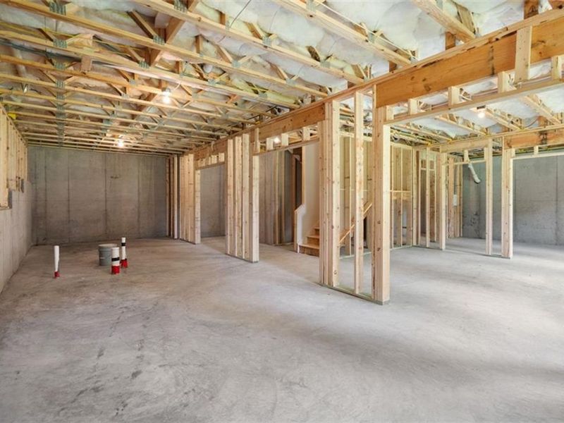 In-progress construction of a new home in Wehunt Meadows, Hoschton, GA (Image 35).