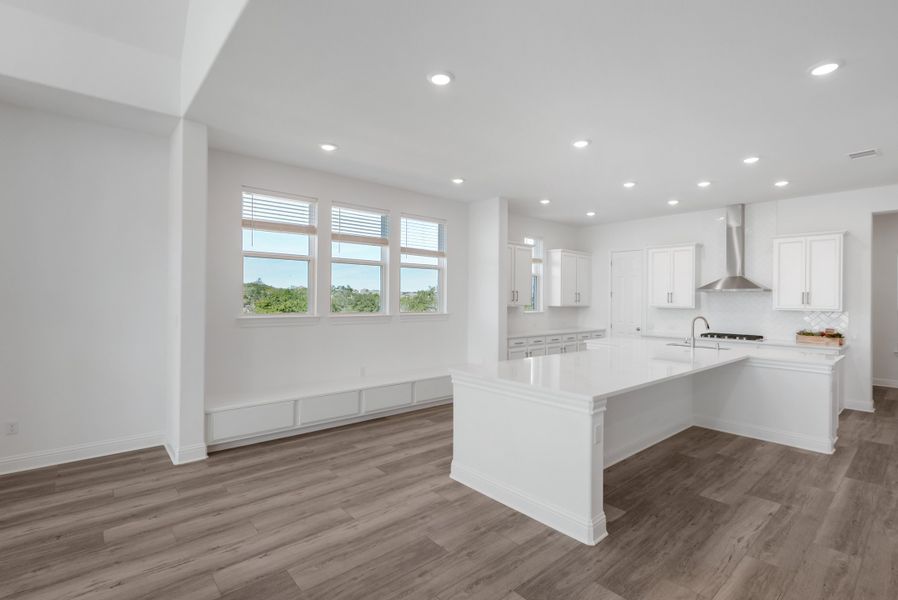 Representative unfurnished interior of a home built from the Hasley by Ashton Woods in The Estates at La Cima, San Marcos (Image 11).