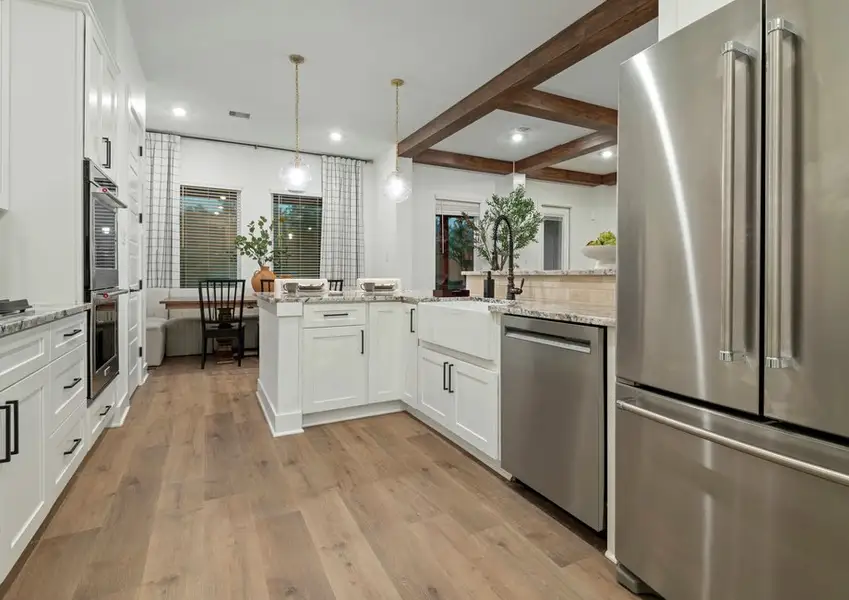 Stainless steel kitchen appliances are included. Stainless steel kitchen appliances are included.