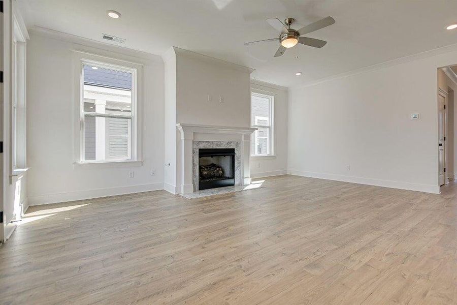 Spacious, unfurnished interior of a new home in Waterloo Estates, Johns Island (Image 13).