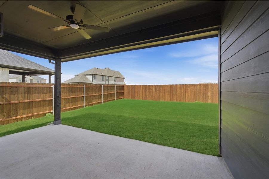 Exterior details and patio area of a home in Westridge, McKinney (Image 3).