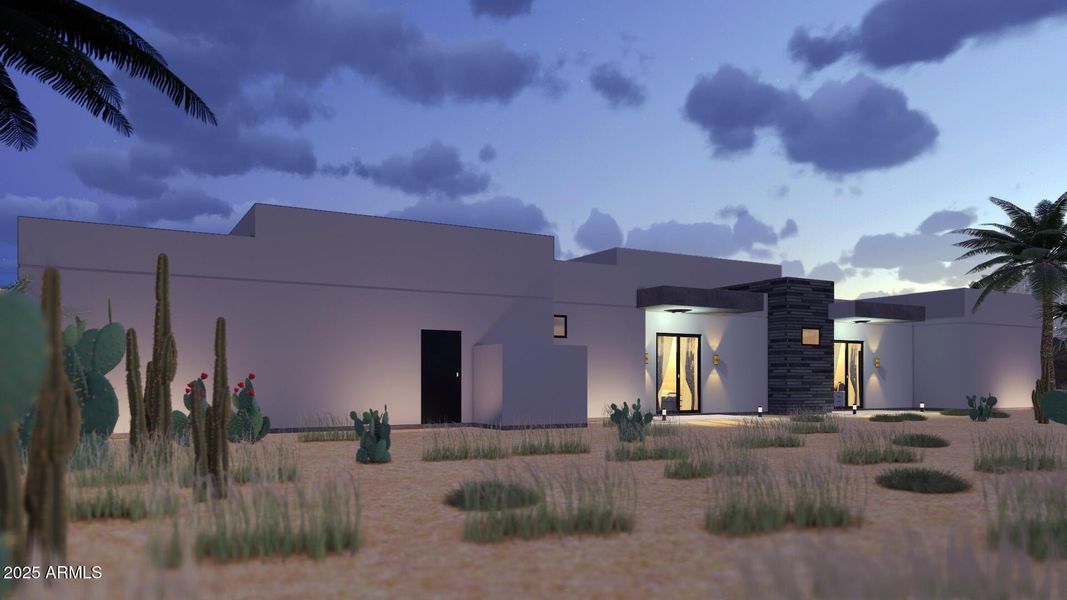 82nd Exterior Side Twilight 82nd Exterior Side Twilight