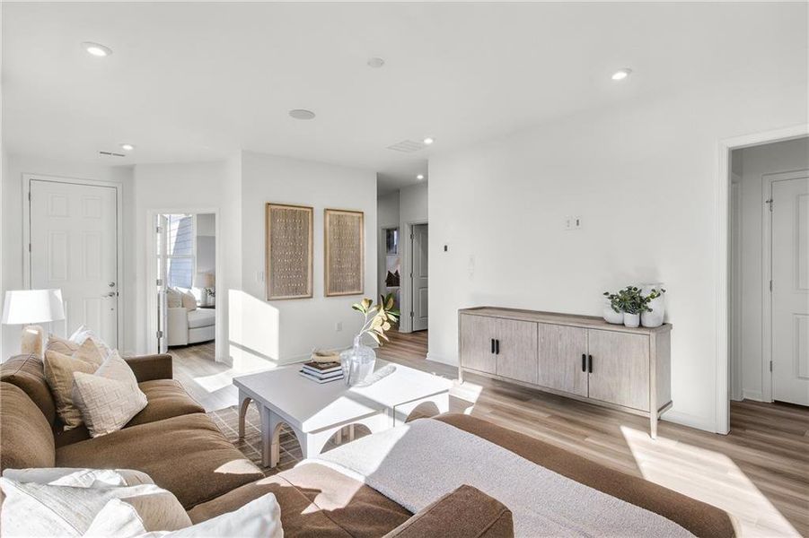 Furnished interior view inside a new home in Sun City Peachtree, Griffin (Image 15).