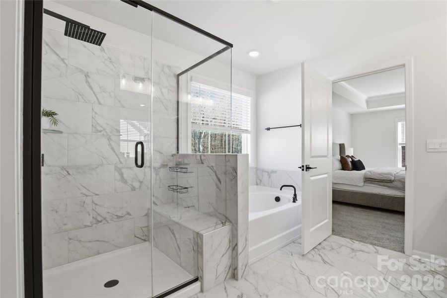 Furnished interior view inside a new home in Falls Cove, Troutman (Image 12).