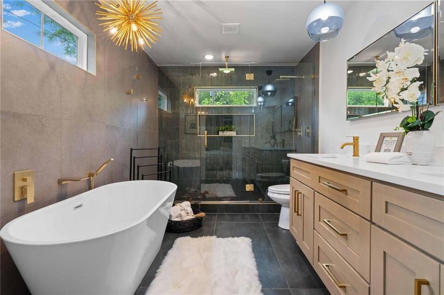 Furnished interior view inside a new home in , Decatur (Image 35).