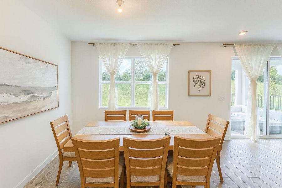 Furnished interior view inside a new home in Tradition - Cadence, Port St. Lucie (Image 12).