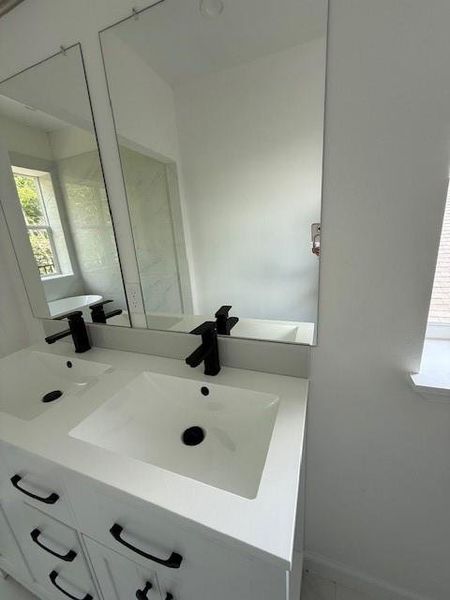 Close-up of interior finishes inside a home in , Houston (Image 6).