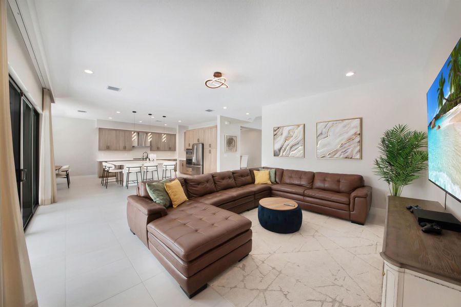 Furnished interior view inside a new home in , Boca Raton (Image 19).