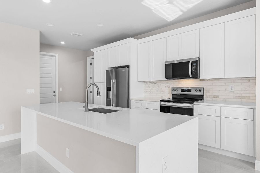 Furnished interior view inside a new home in , Port LaBelle (Image 9).