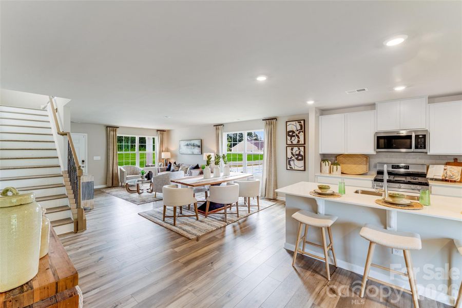 Furnished interior view inside a new home in Walkers Mill, Edgemoor (Image 4).