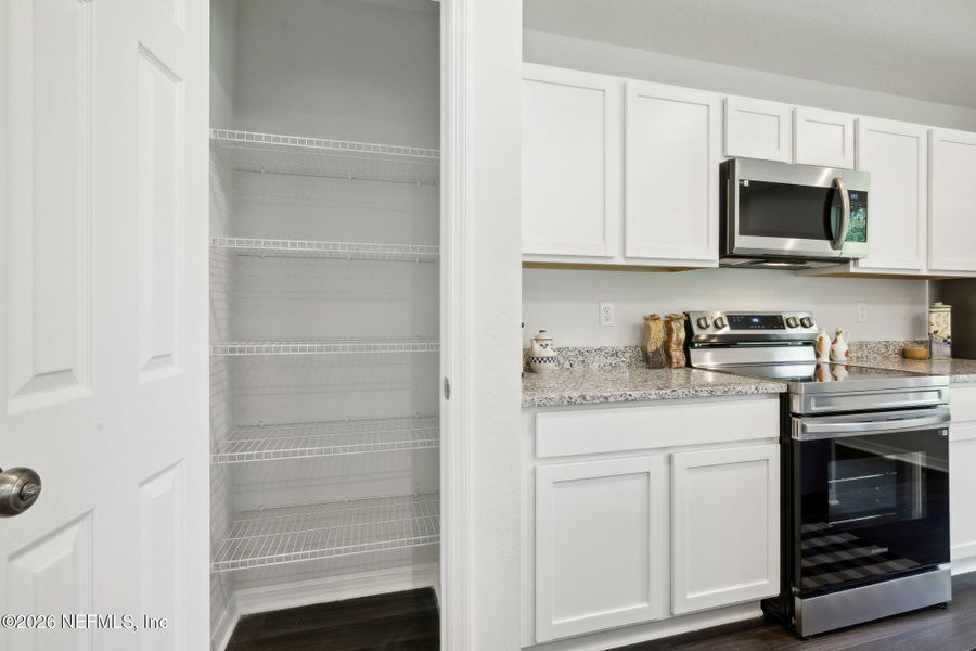 Furnished interior view inside a new home in , Jacksonville (Image 18).