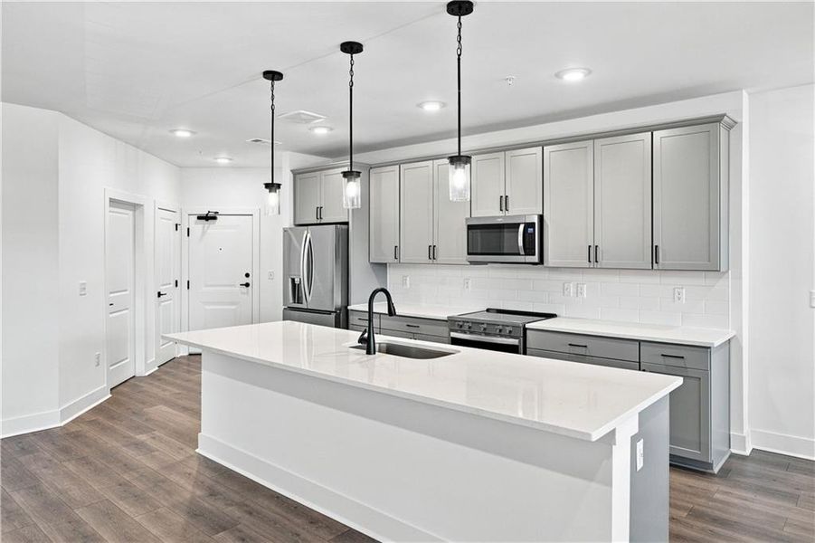 Furnished interior view inside a new home in , Cumming (Image 12).